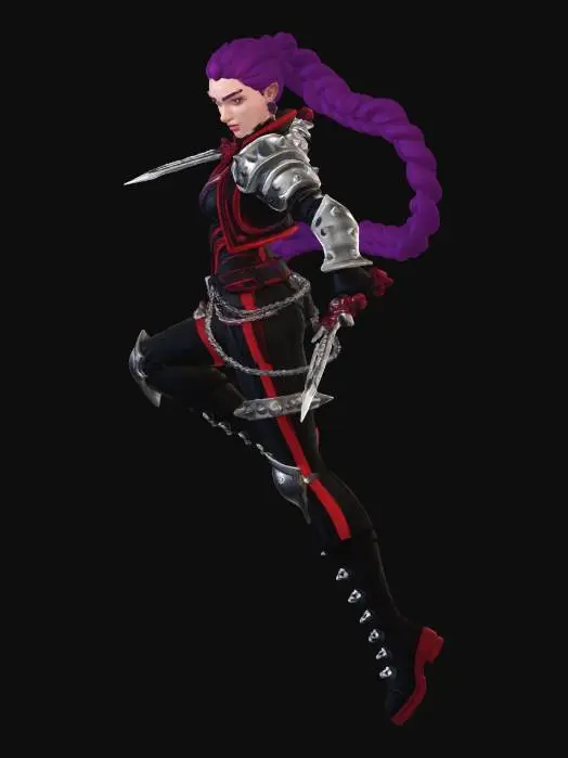 3D model for K Pop Demon hunter, Rumi