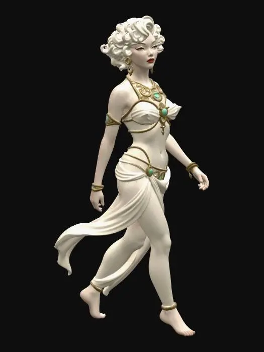 3D model for Gilded Goddess of the Circle