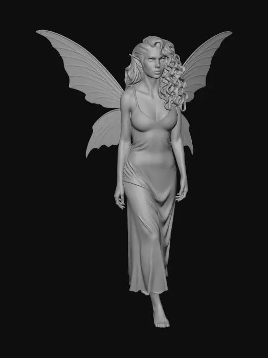 3D model for Fairy of the Crystal Cavern
