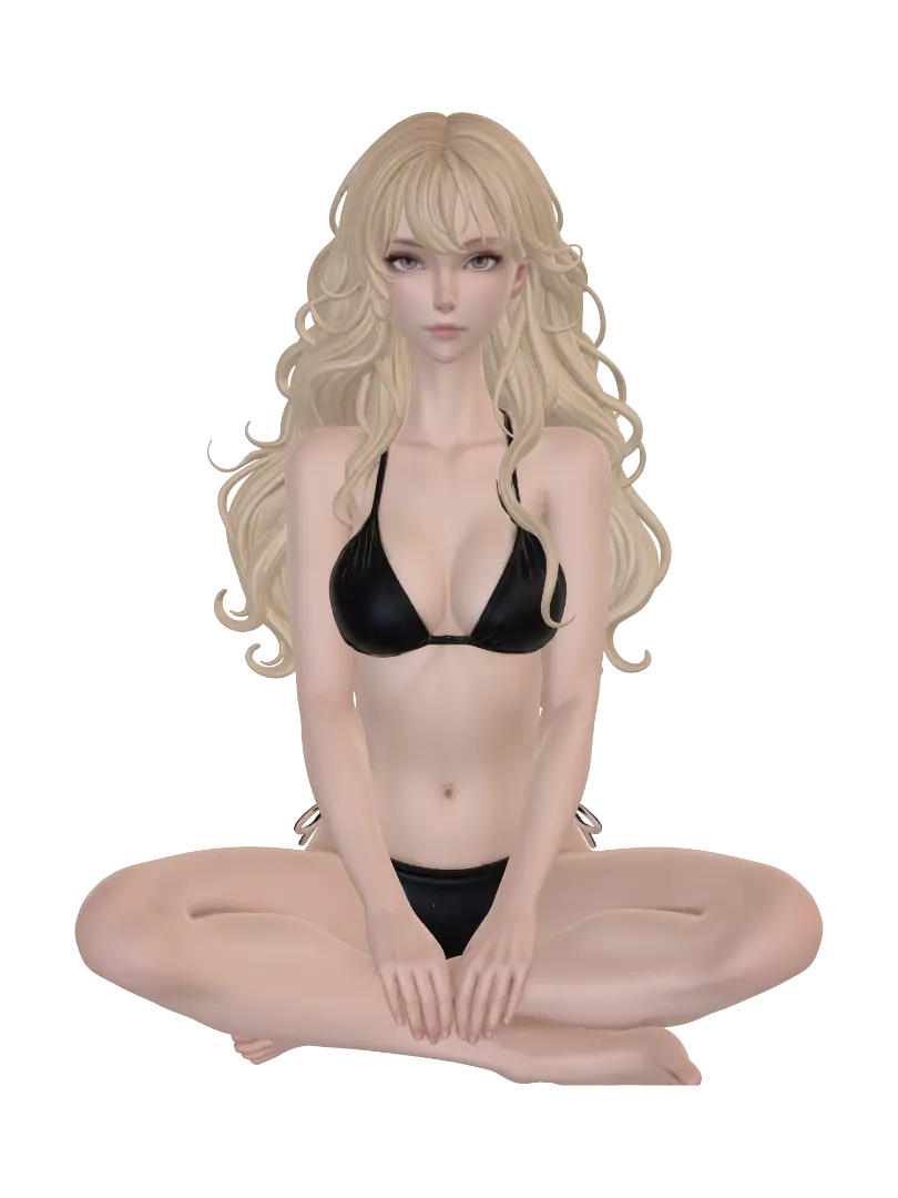 Sunlit Serenity - Penny 3D model, vytvořený pomocí AI