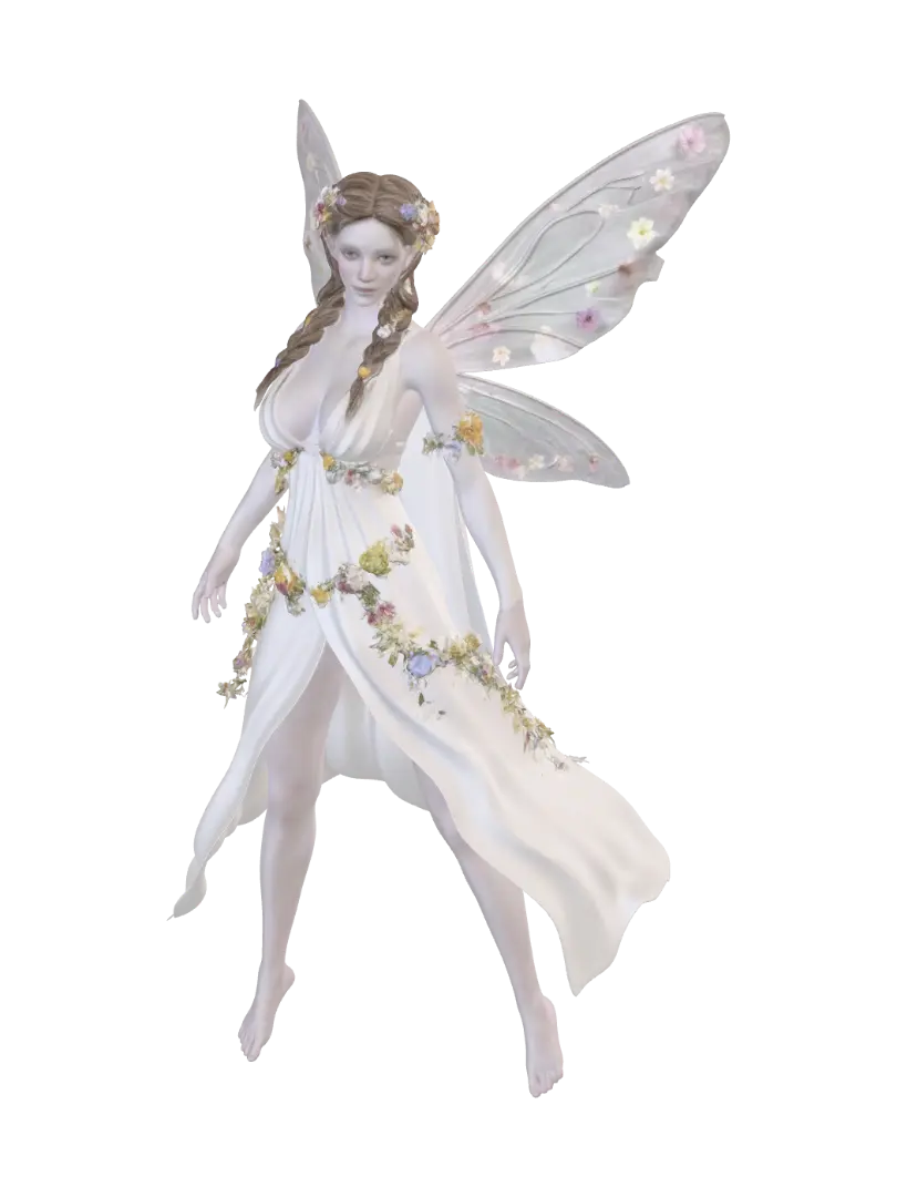 Field Fairy - Penny 3D model, vytvořený pomocí AI