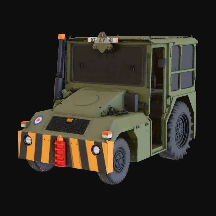 3D model for RAF Towing Tractor