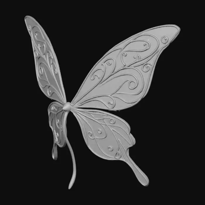 3D model for Fairy wings upper and lower joined
