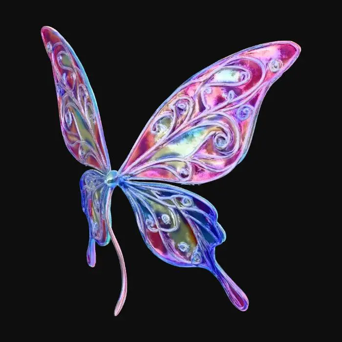 3D model for Fairy wings upper and lower joined