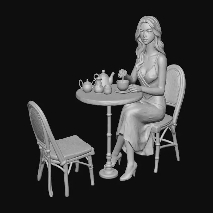 3D model for Tea in the Garden