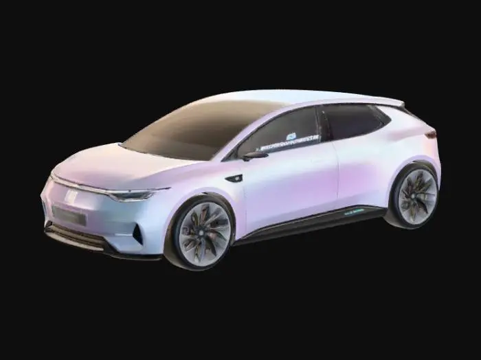 3D model for Iridescent Concept Car