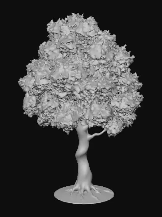 3D model for a bushy tree