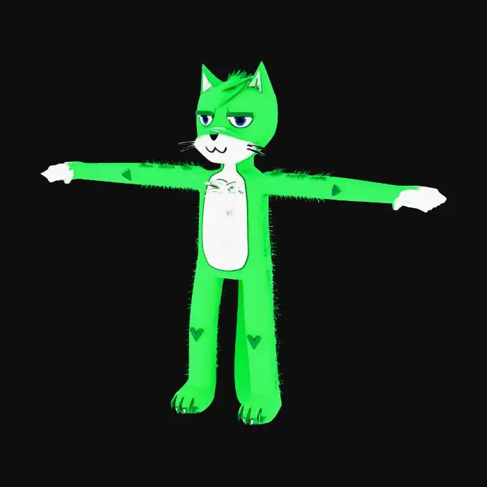3D model for Mint T-Pose