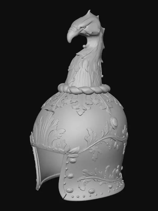 3D model for Golden Eagle Crest Helmet