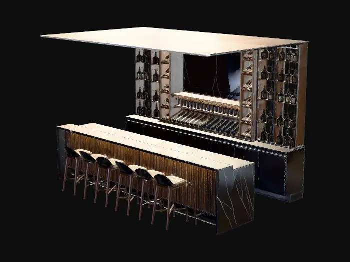 3D model for Midnight Marble Bar