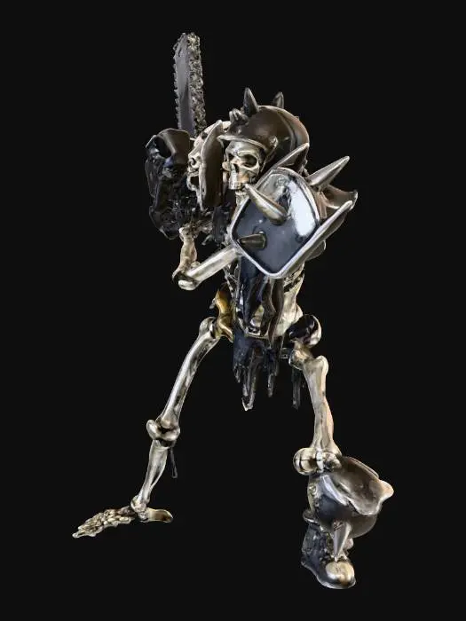 3D model for Chainsaw Skeleton Warrior