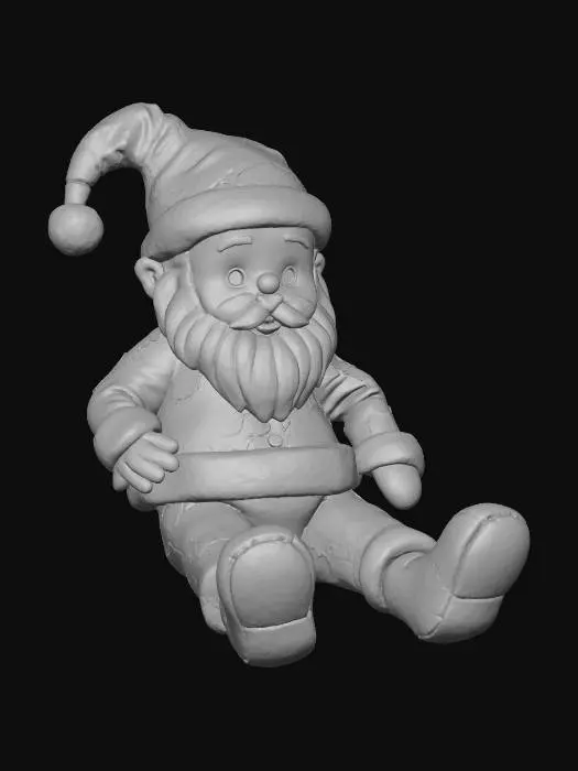 3D model for #Christmas2025#, Single lost Christmas toy 3D prop, dirty and scratched plastic, cracked surface, faded festive colors, subtle wear, emotional lonely Christmas mood, isolated object