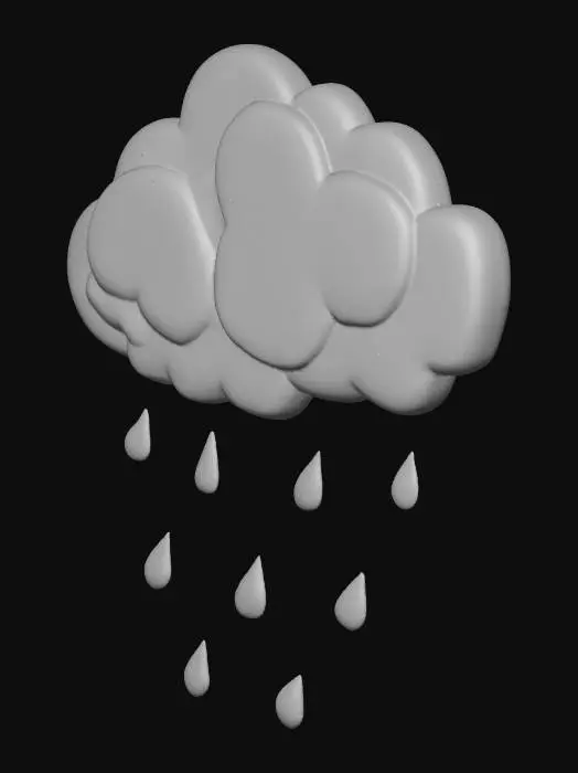 3D model for Stormy Rain Cloud