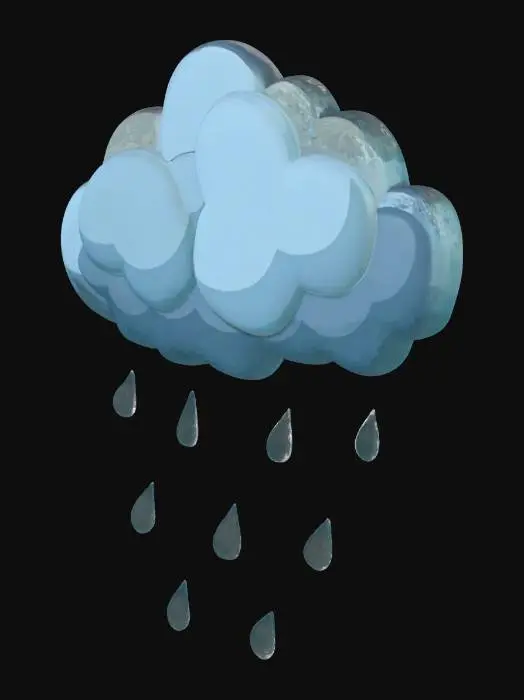 3D model for Stormy Rain Cloud