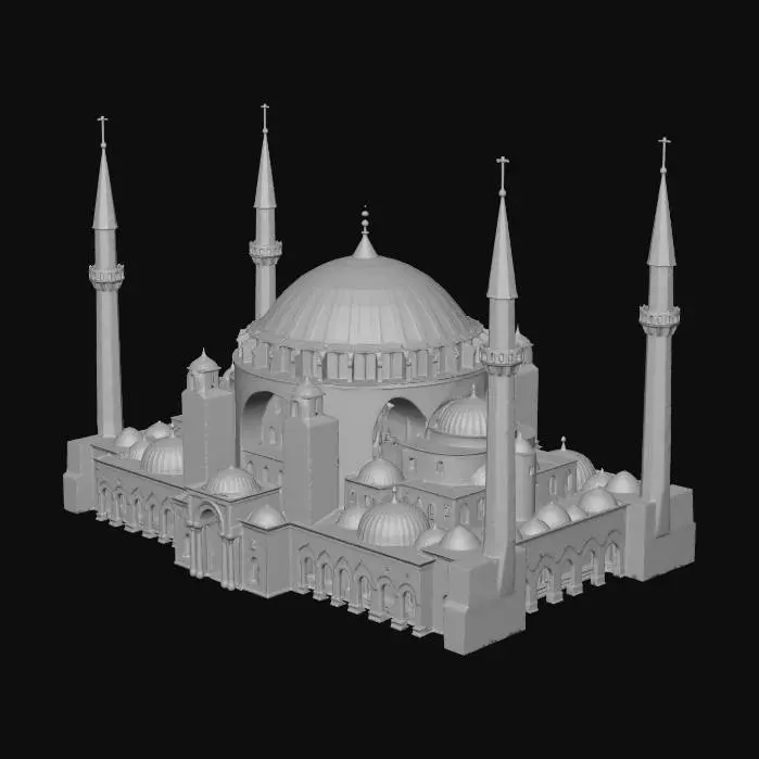 3D model for Hagia Sophia - Church - Cathedral - Mosque