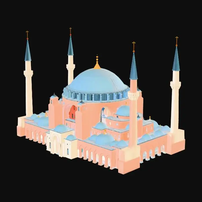 3D model for Hagia Sophia - Church - Cathedral - Mosque
