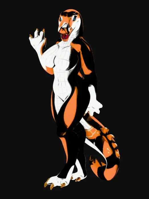 3D model for Alligator Greeting