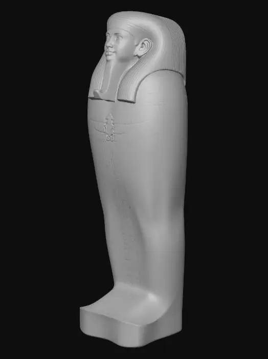 3D model for Black Granite Pharaoh Sarcophagus