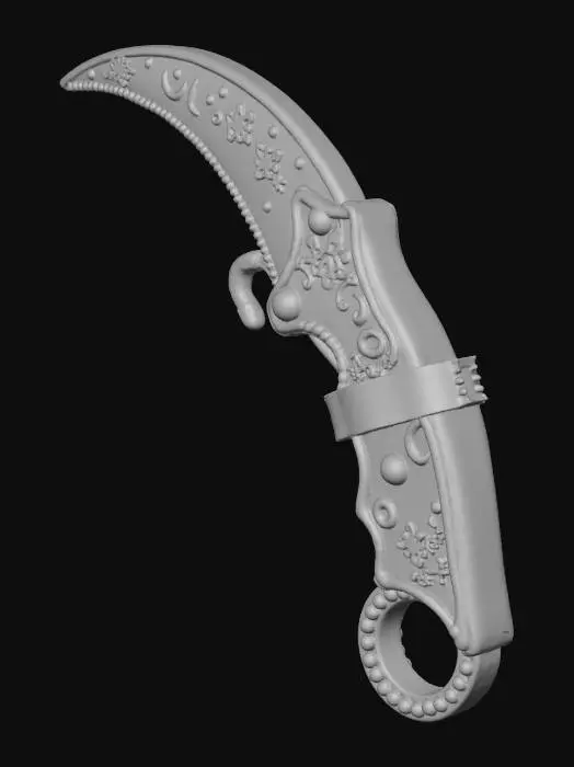 3D model for Gingerbread Karambit