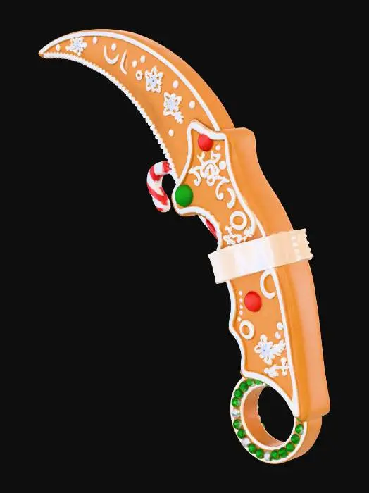 3D model for Gingerbread Karambit