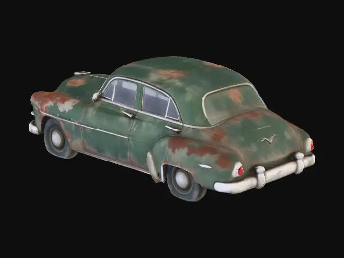 3D model for old dirty car