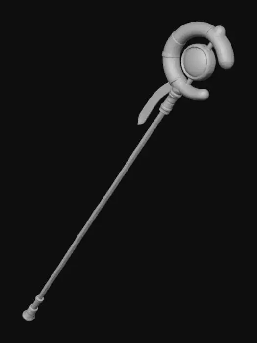 3D model for Frieren staff