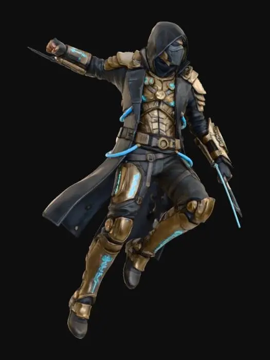 3D model for Runic Shadow Assassin