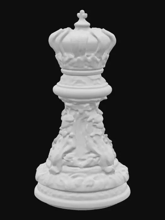 3D model for chess_king
