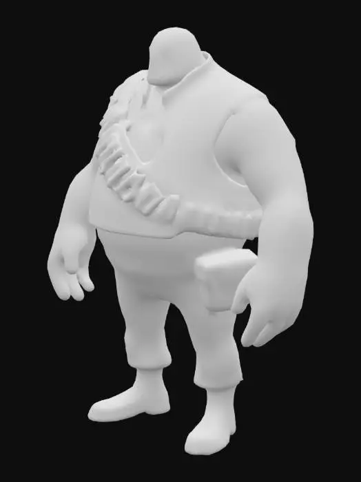 3D model for Heavy from Team Fortress 2