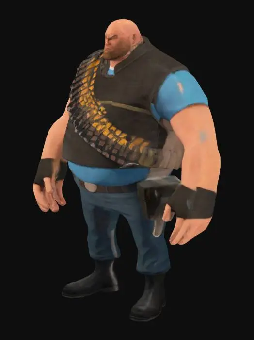 3D model for Heavy from Team Fortress 2