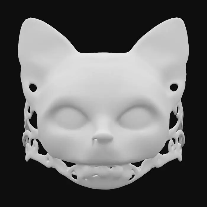 3D model for ring ,bague sphynx cat

