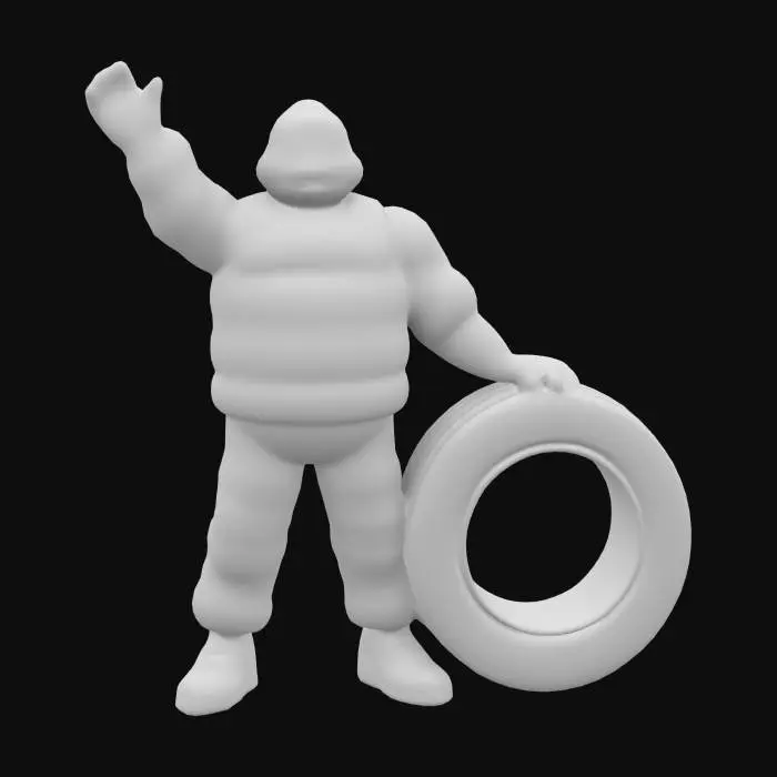 3D model for Tire Mascot