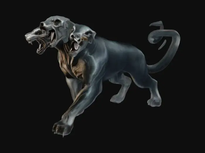 3D model for Cerberus in the Underworld