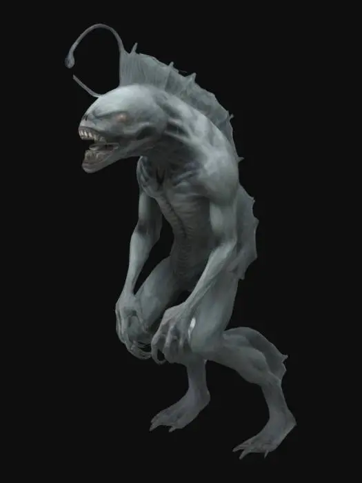 3D model for Alien Anglerfish Warrior