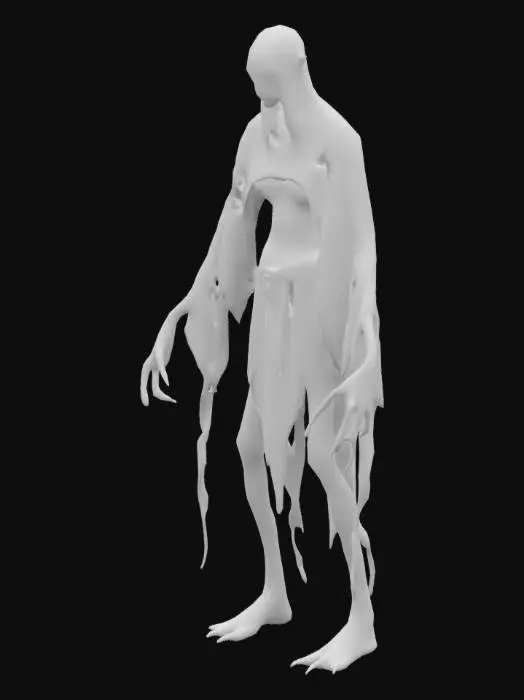 3D model for Long and thin domina, monstrous.