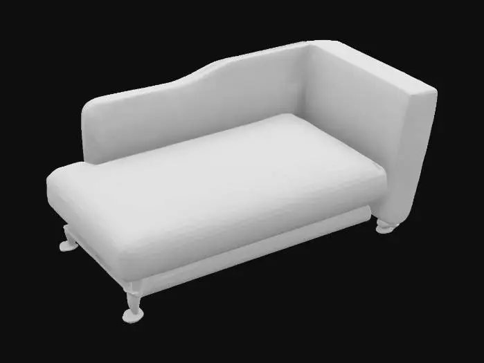 3D model for Floral Sofa Corner