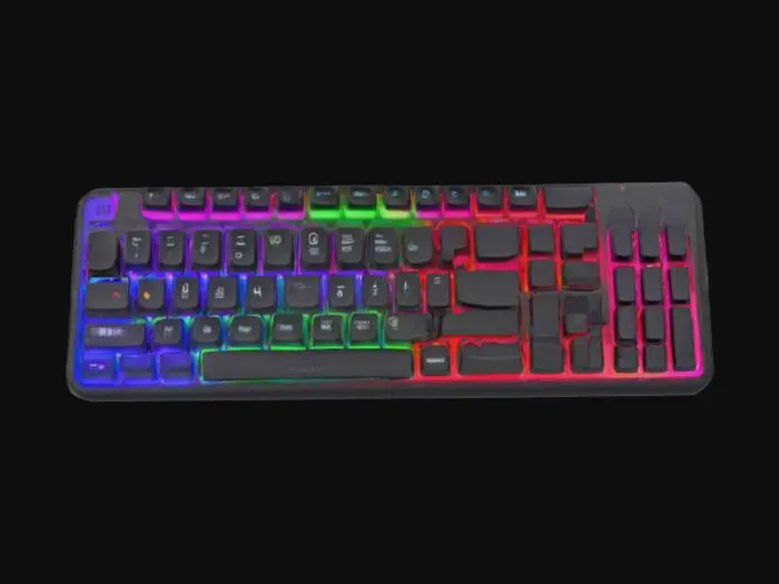 3D model for rgb color keyboard