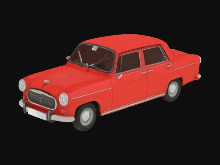 3D model for червоний йжигуль типу копейка (лада)
