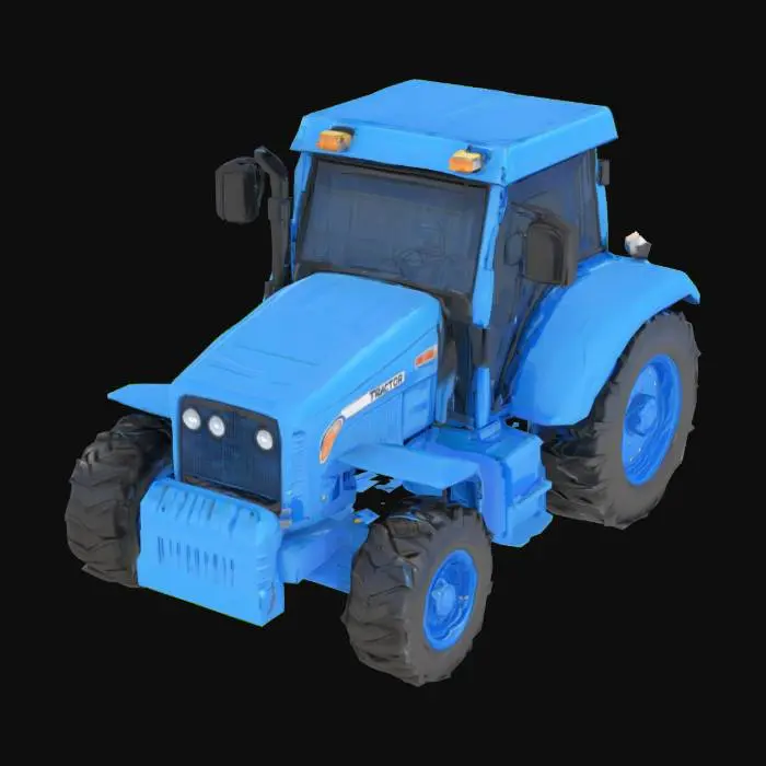 3D model for синий мотоблок (не трактор)

