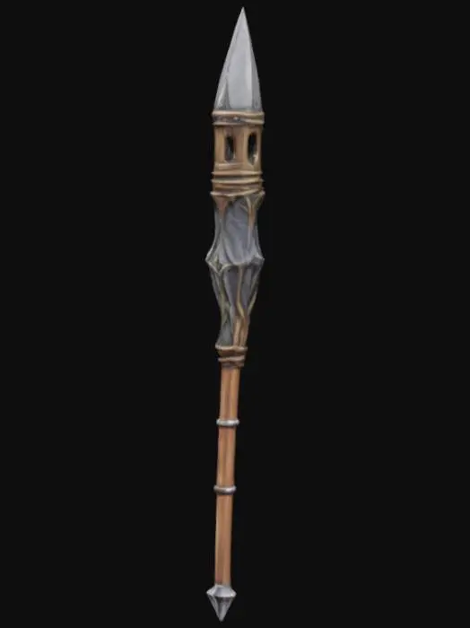3D model for a realistic medieval feauturing spears
