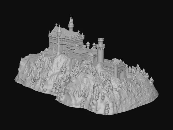 3D model for Neuschwanstein Castle