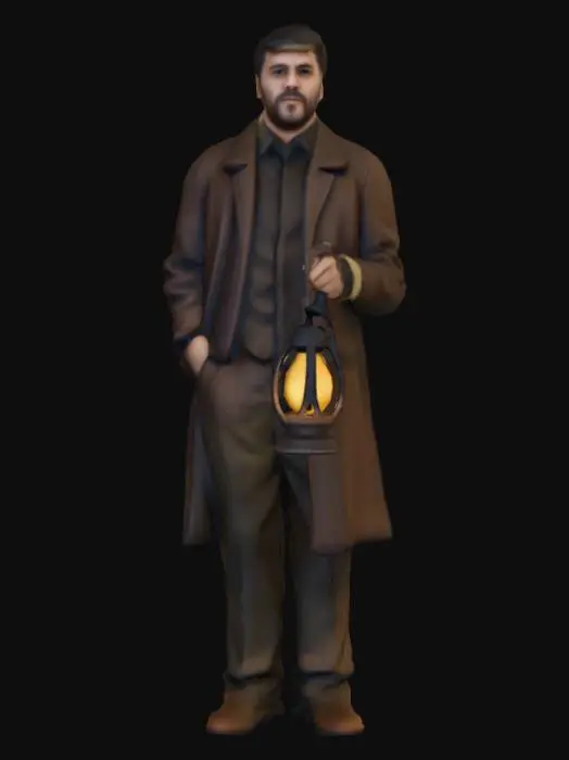 3D model for Lantern Bearer