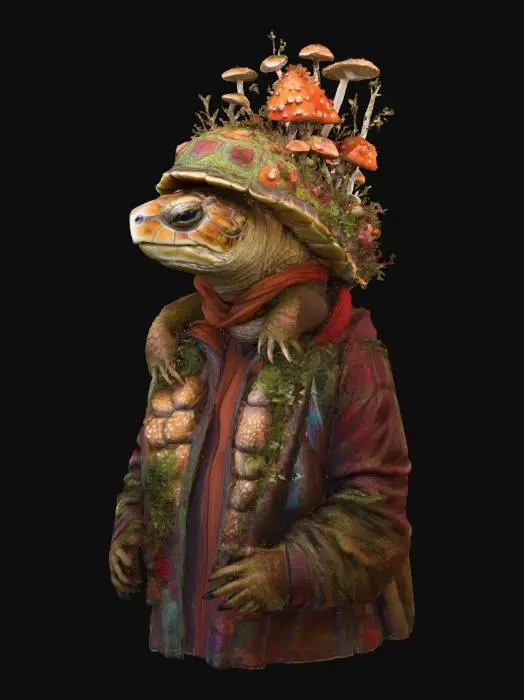 3D model for Tortoise of the Fungi Forest