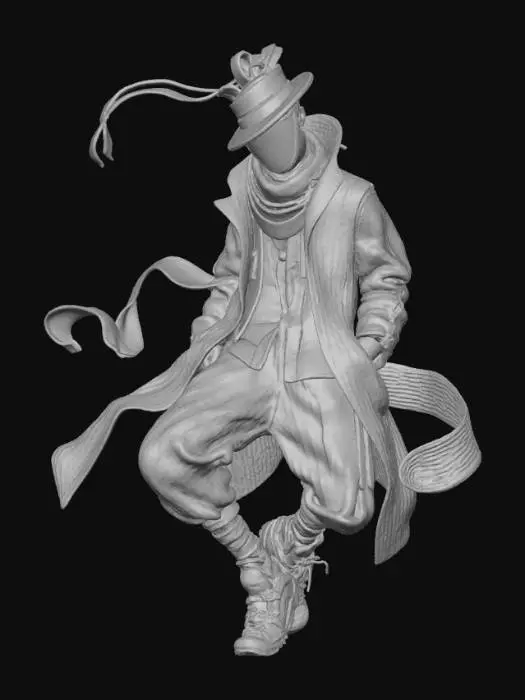 3D model for Neon Dancer