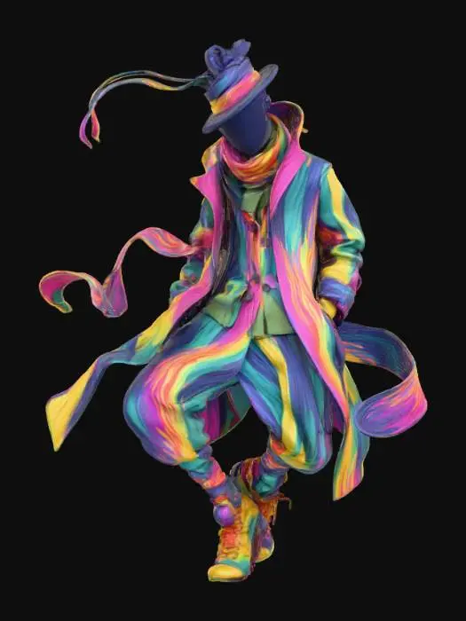 3D model for Neon Dancer