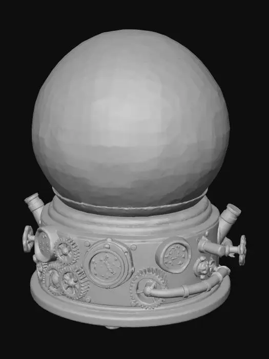3D model for Steampunk Snowglobe Creation, #Christmas2025#