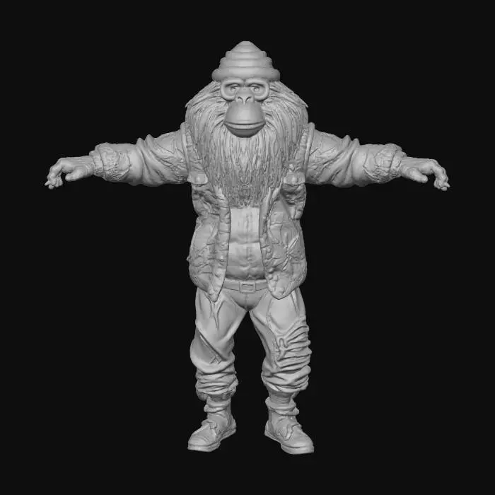 3D model for Urban Primate Style