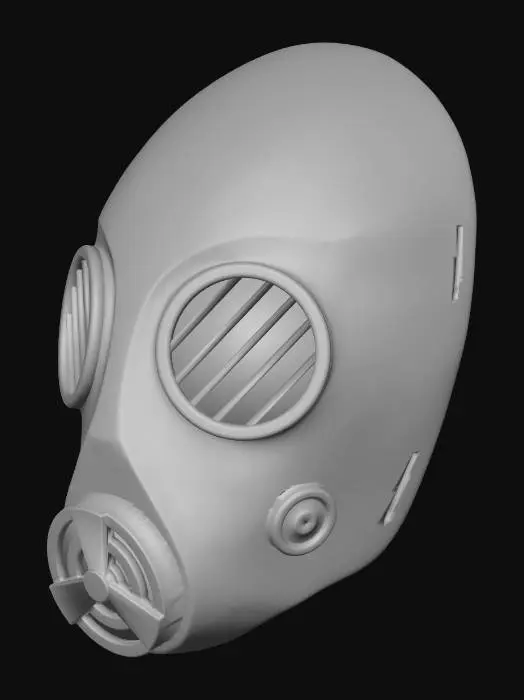 3D model for vector_gasmask_from_resident_evil