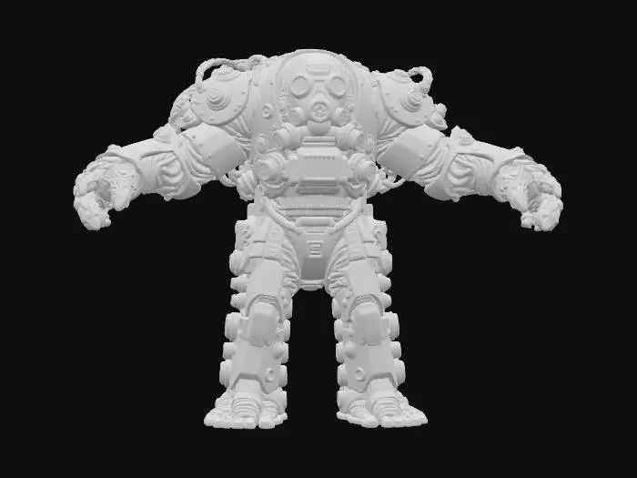 3D model for Evil-X-Warrior