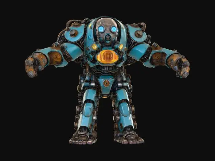 3D model for Evil-X-Warrior